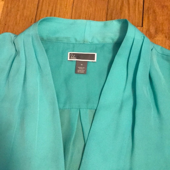 Chelsea 28 aqua blouse - Picture 3 of 4